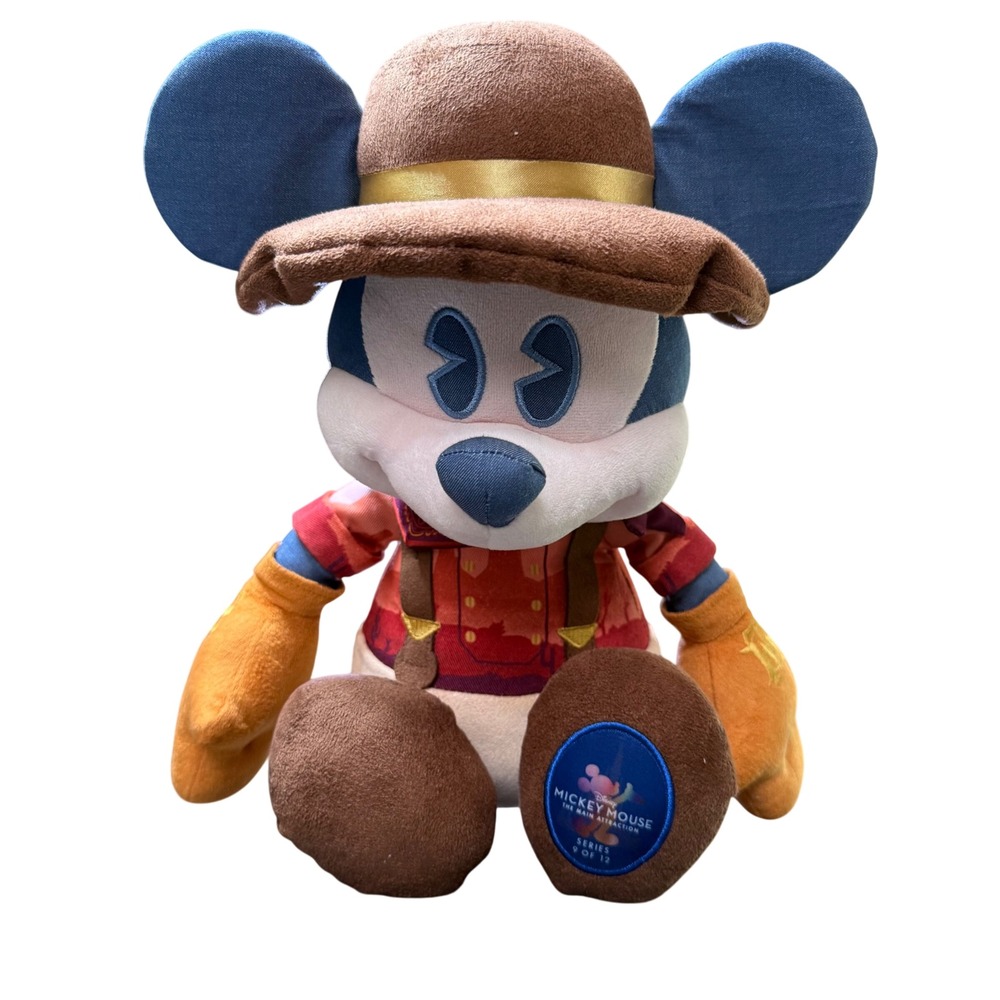 Disney Mickey Mouse Plush Cowboy 50th Anniversary‎ Stuffed Animal Toy